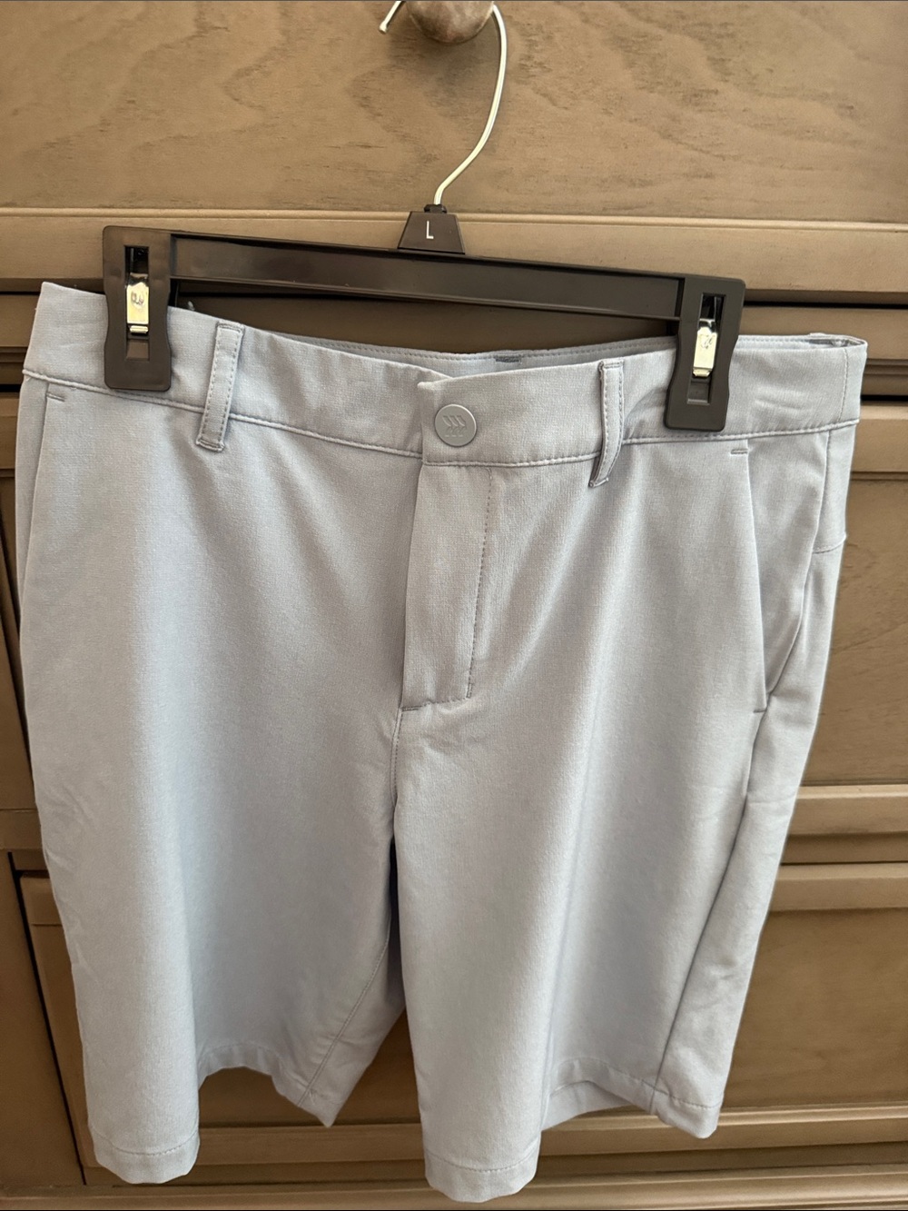Boy’s All in Motion Light Blue Stretch Performance Golf Shorts
